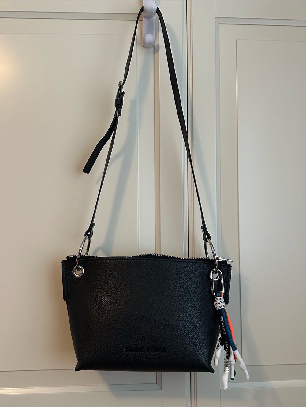 Bimba y Lola Logo embossed Crossbody Bag